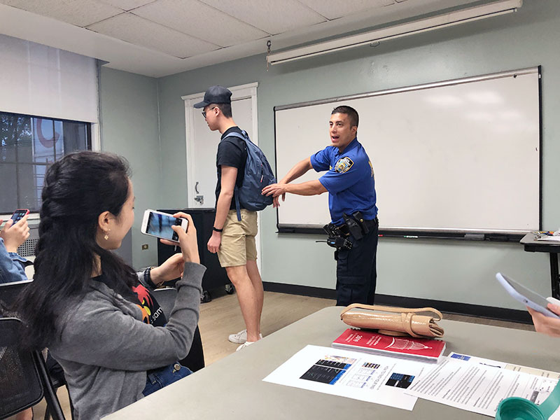 NYPD safety talk